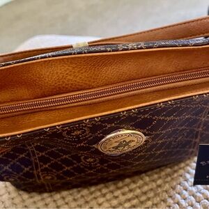 Beverly Hills Polo Club  new in brown  and tan  Monogram Tote